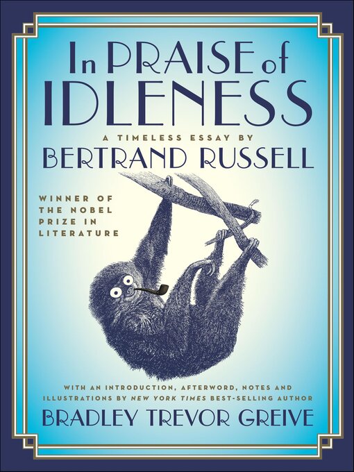 Cover image for In Praise of Idleness